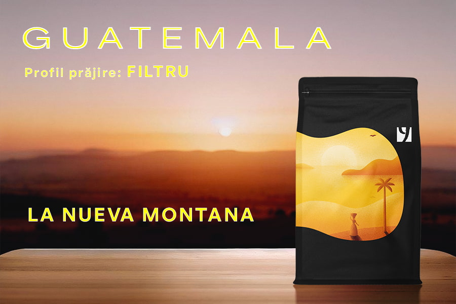 GUATEMALA La Nueva Montana, Naturală, prăjire foarte ușoară, 250g