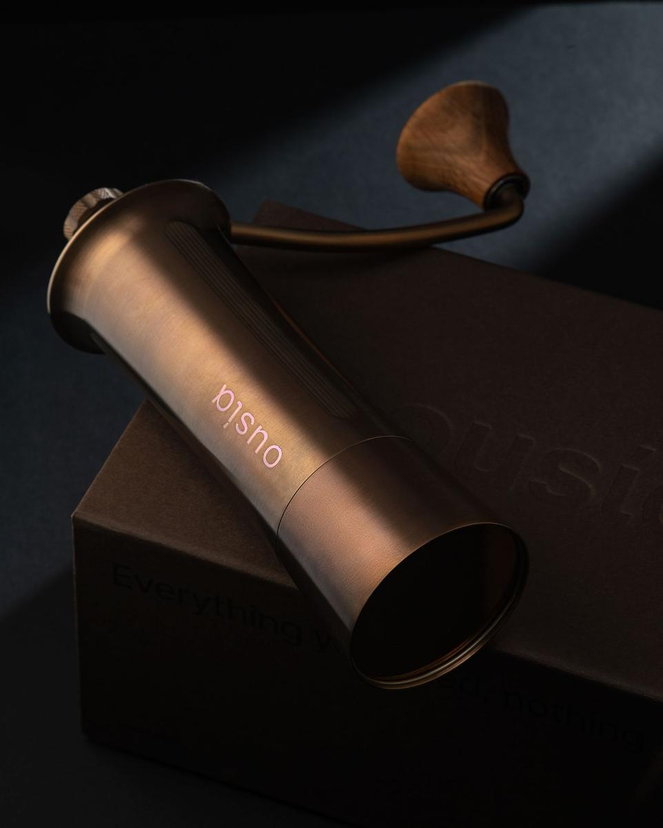 Râșniță manuală "Ousia", vintage glam finish