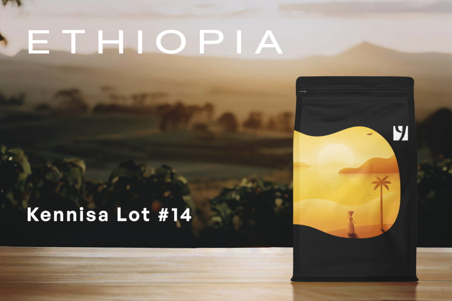 ETIOPIA Kennisa Lot #14 Gr. 1, Spălată, 250g