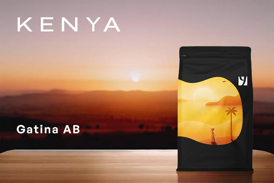 KENYA Gatina AB, Spălată, 250g