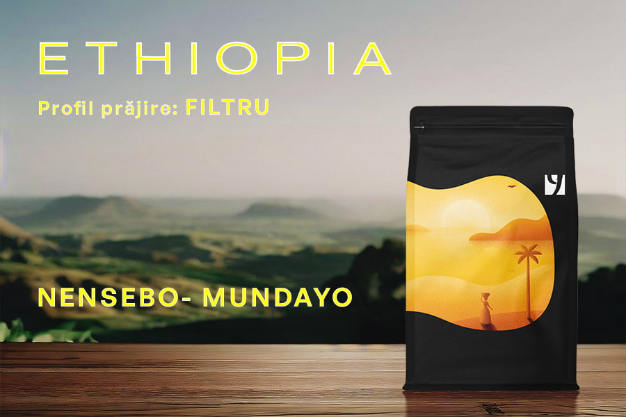 ETHIOPIA West-Arsi Nensebo- Mundayo, Washed/ Organic, very light roast, 250g