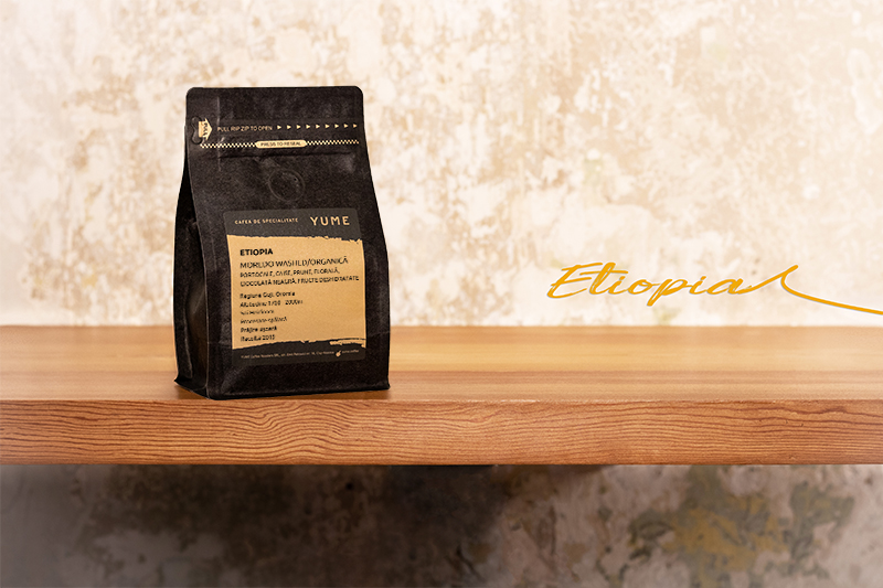 ETIOPIA Moredo Washed/Organică, 250g